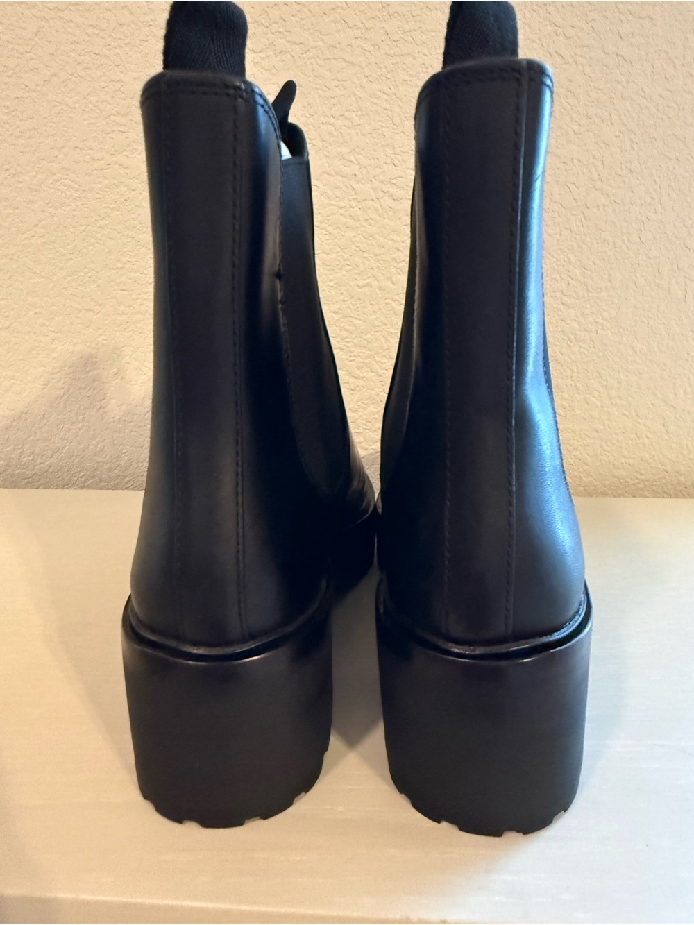 Loeffler Randall Black Chunky Chelsea Ankle Boots - Picture 8 of 10